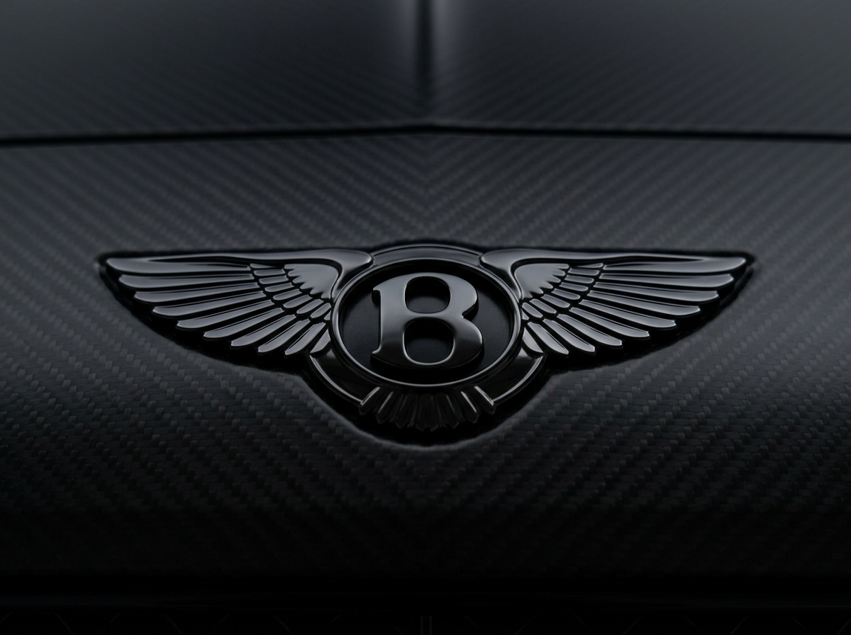 Bentley winged B logo black
